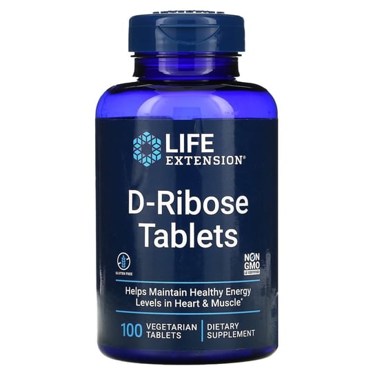 цена Life Extension, D-рибоза, 100 таблеток