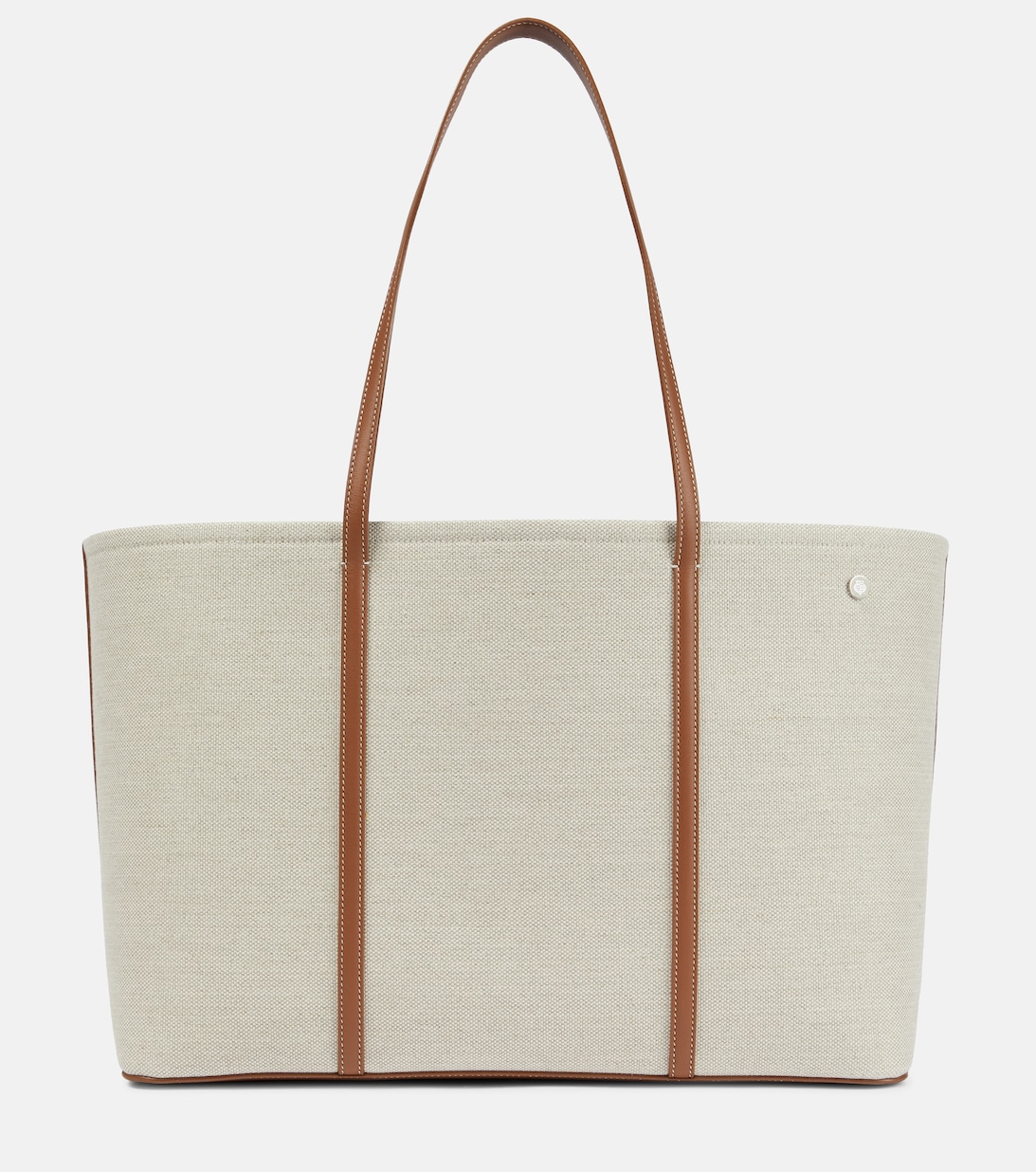 Большая сумка-тоут Carry Everything из холщовой ткани Loro Piana, белый цена и фото
