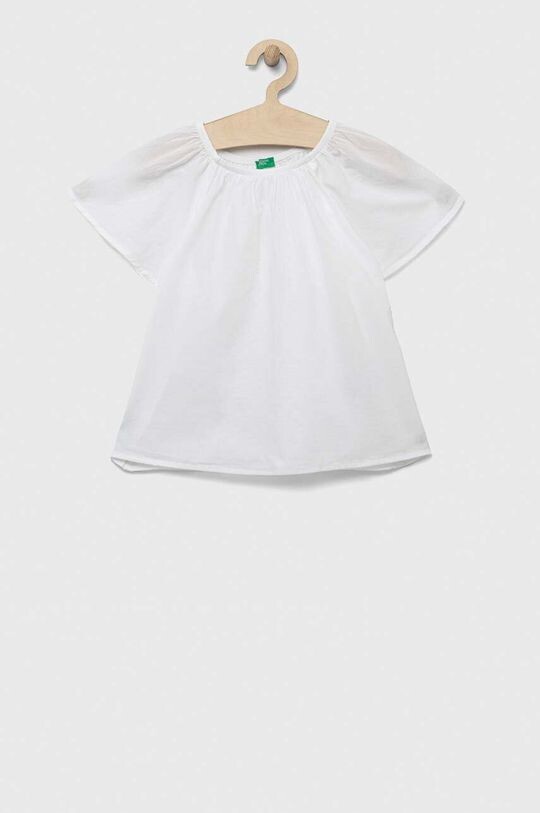

Детская хлопковая толстовка United Colors of Benetton, белый