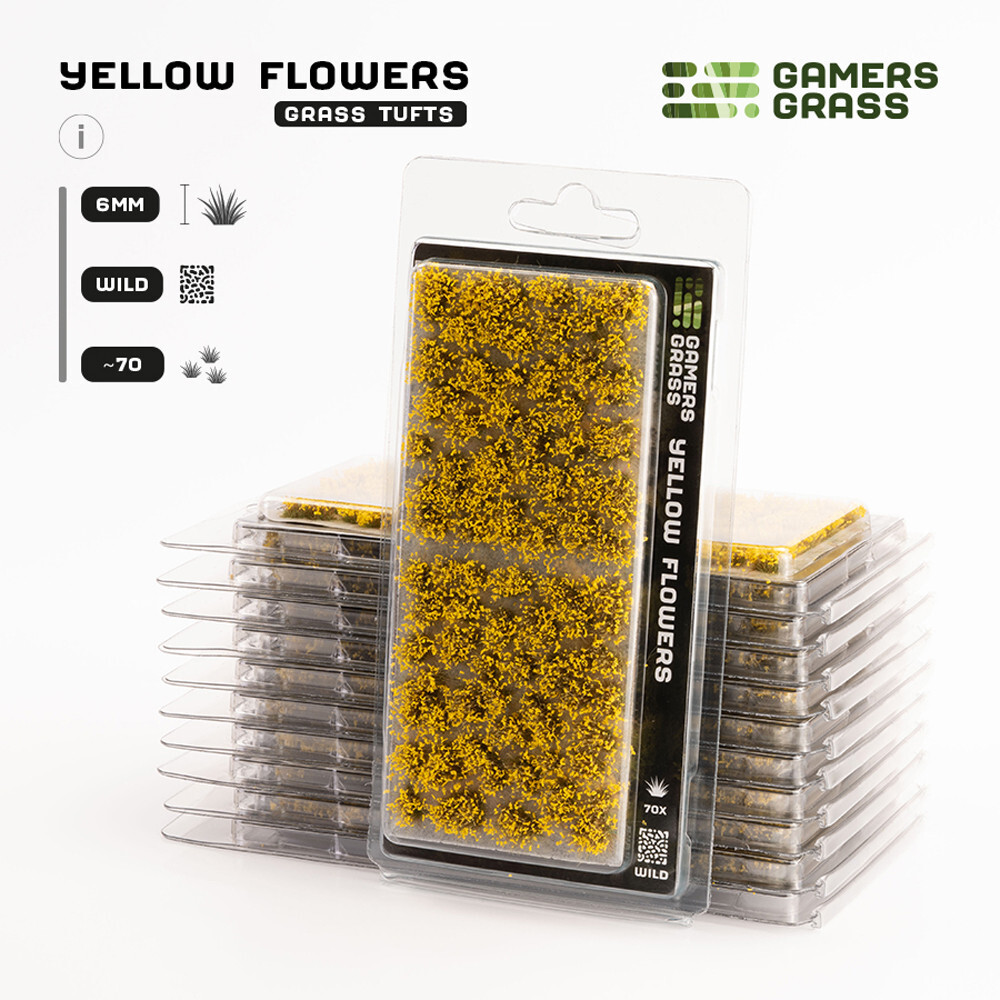 

Аксессуары Gamers Grass Gamers Grass Tufts: Yellow Flowers - Wild 6mm