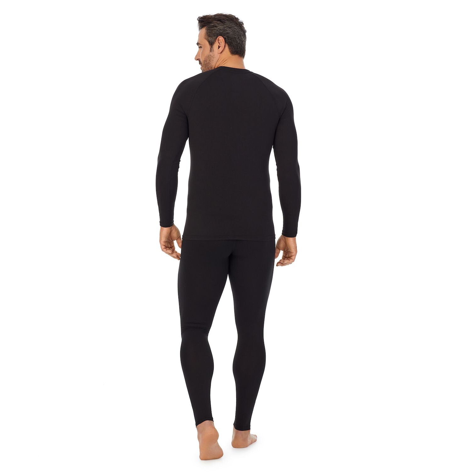 

Мужской топ с круглым вырезом среднего веса Cuddl Duds ClimateSport Performance