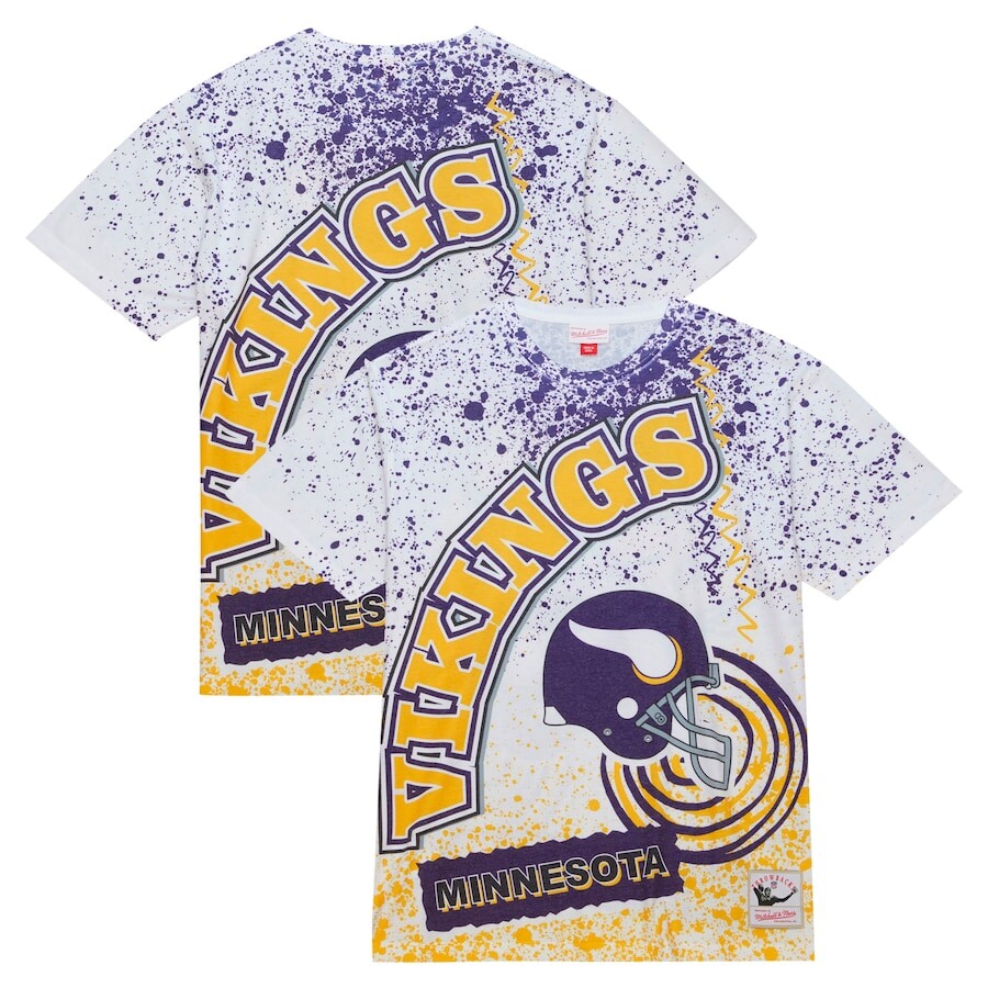 

Футболка с коротким рукавом Mitchell & Ness Minnesota Vikings, белый