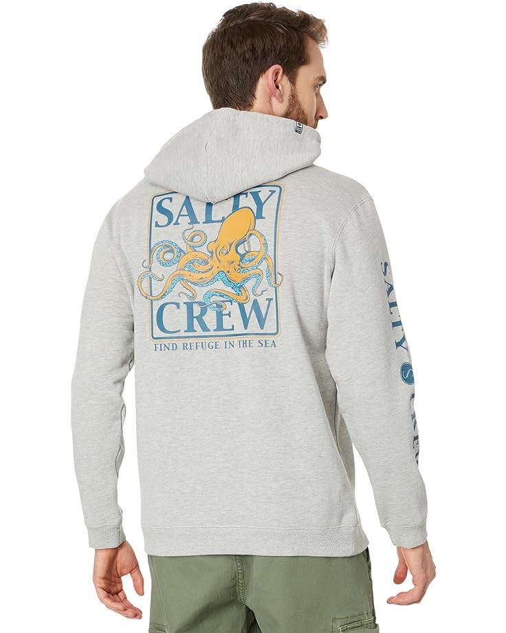 

Худи Salty Crew Ink Slinger Fleece, цвет Grey Heather