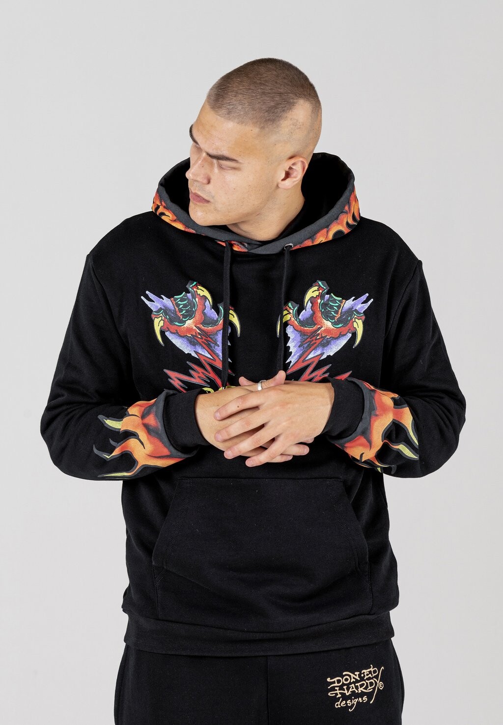 

Толстовка с капюшоном Ed Hardy