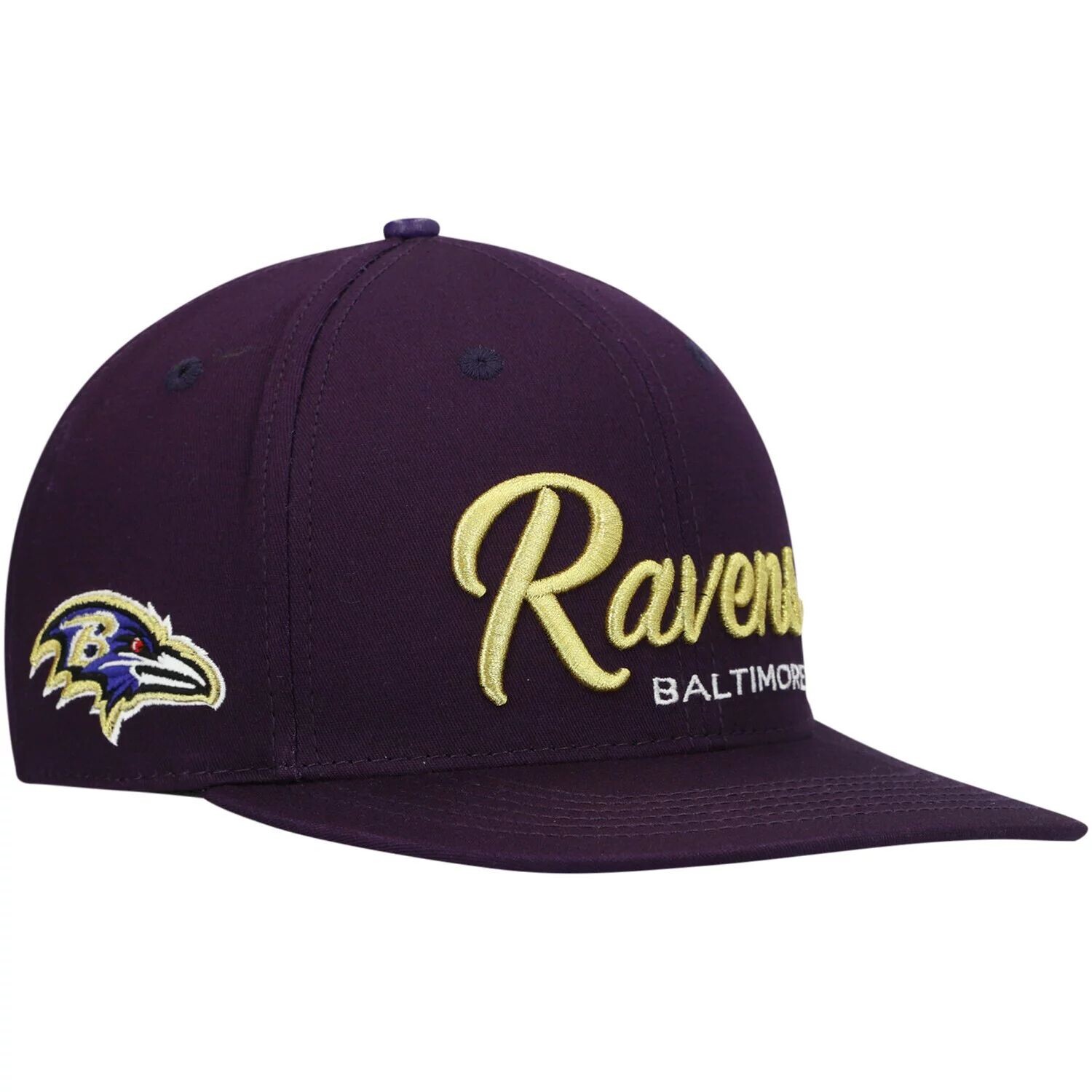 

Мужская профессиональная стандартная фиолетовая бейсболка Baltimore Ravens с надписью Snapback