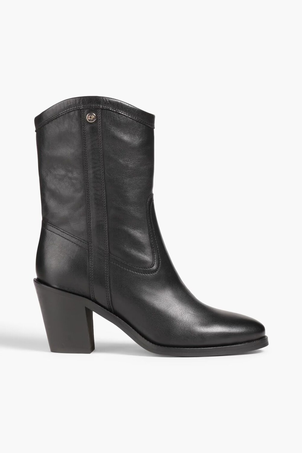 

Кожаные ковбойские сапоги Andalousie Claudie Pierlot, черный
