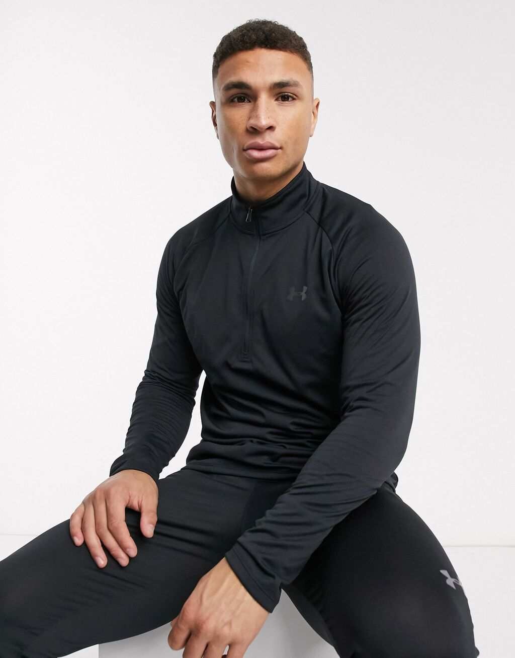 

Черный верх на молнии 1/2 Under Armour Training tech 2.0