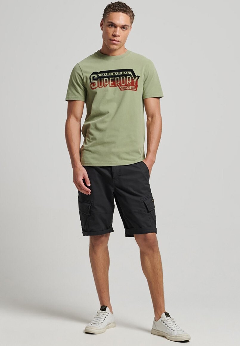 

Футболка с принтом Superdry, зеленый