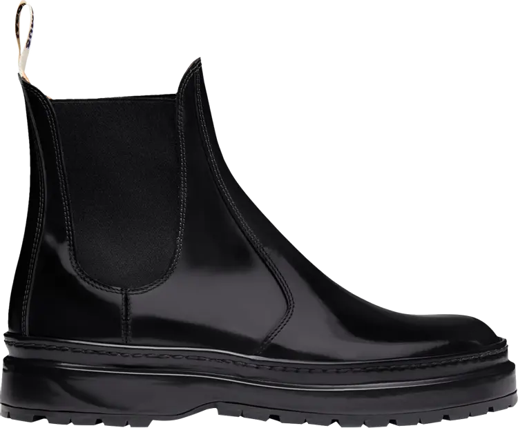 Кроссовки Jacquemus Chelsea Pavane Boot 'Black', черный кроссовки martine rose bulb toe chelsea boot black черный