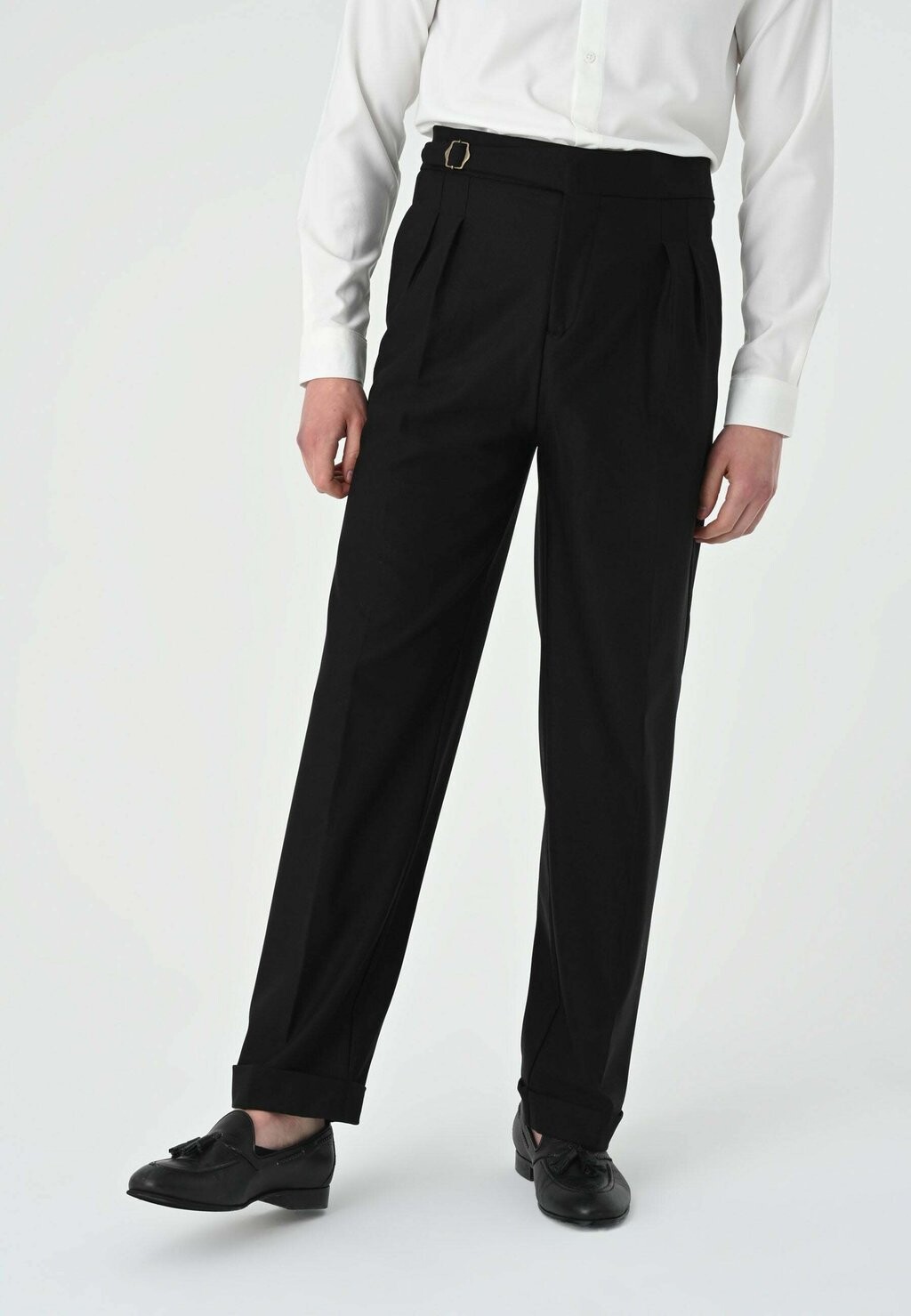 

Брюки High Waist Buckle Detailed Antioch, черный