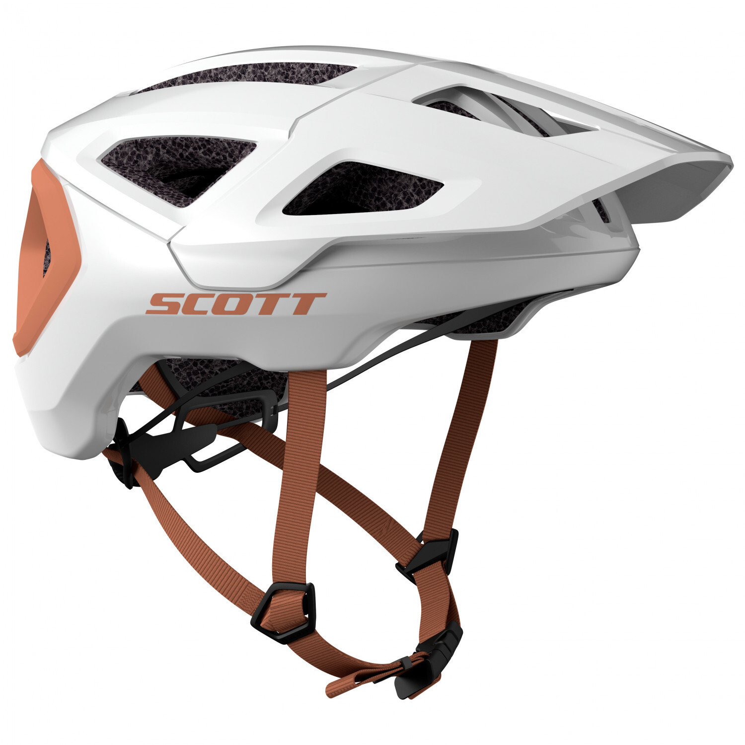 

Велосипедный шлем Scott Tago Plus Mips, цвет White/Rose Beige