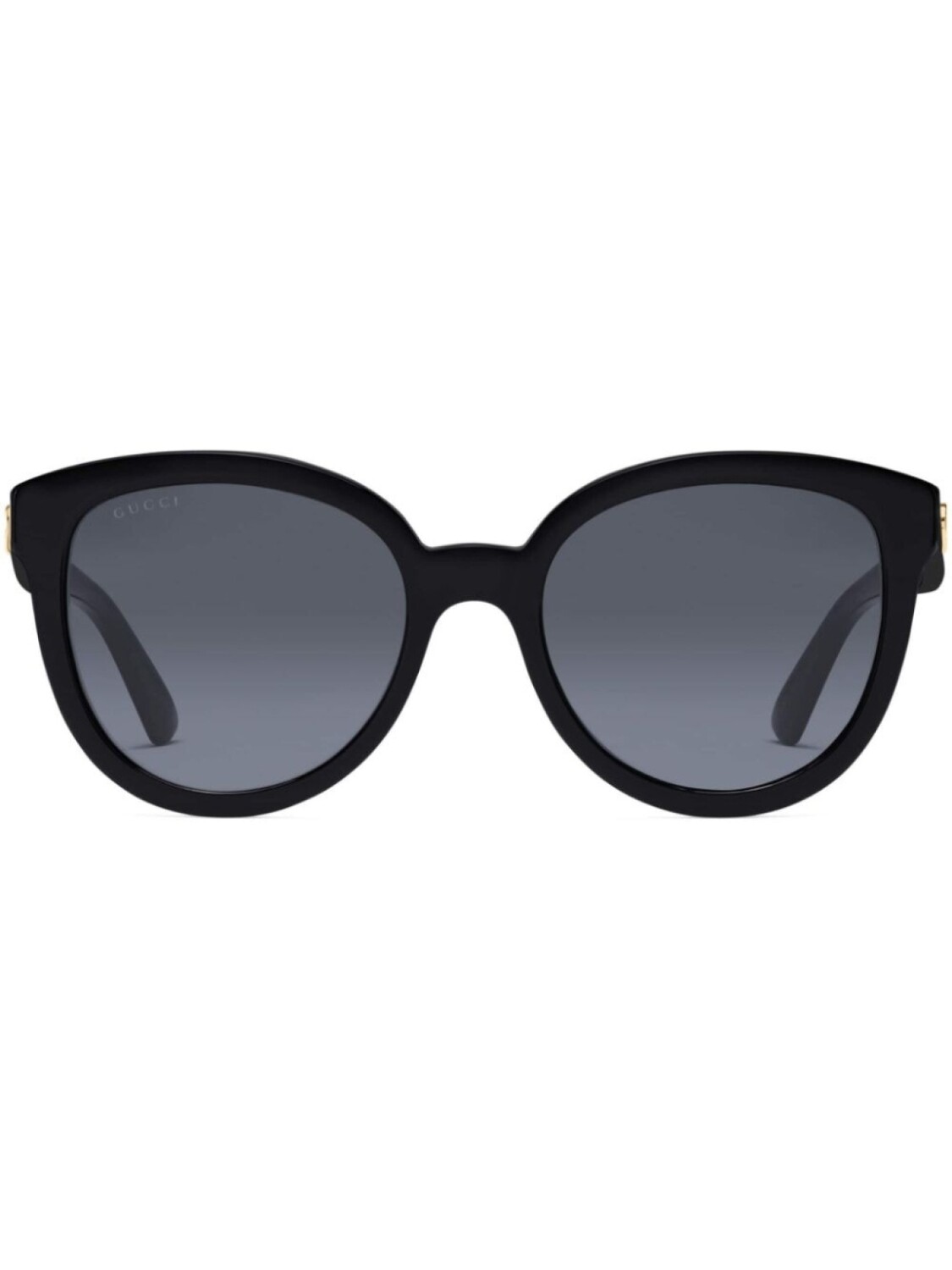 

Gucci Eyewear солнцезащитные очки в оправе 'кошачий глаз', черный