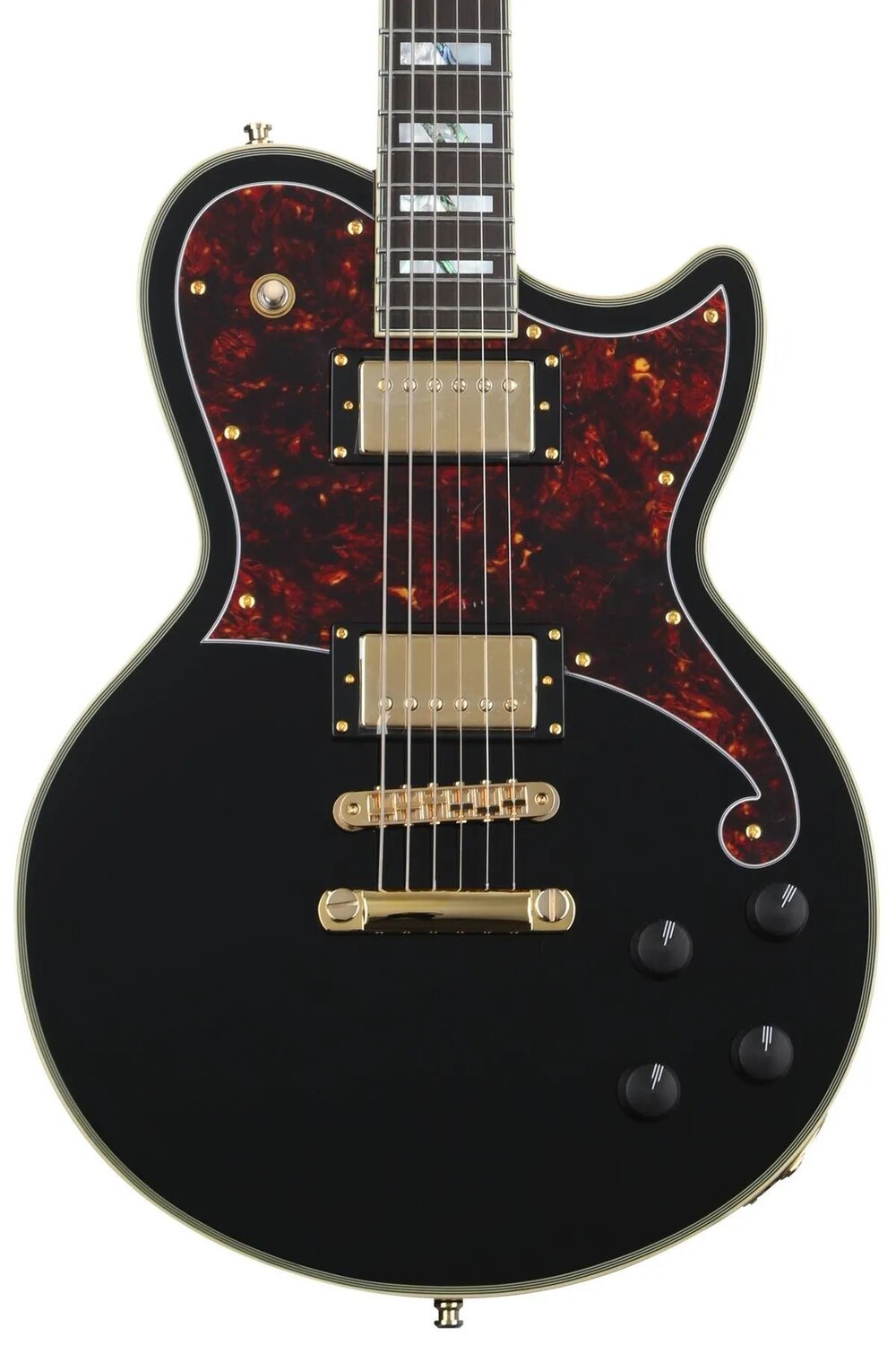 

Электрогитара D'Angelico Deluxe Atlantic Baritone - сплошной черный
