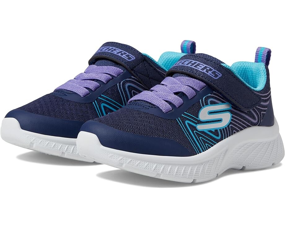 

Кроссовки Skechers Microspec Plus - Swirl Sweet, цвет Navy/Multi