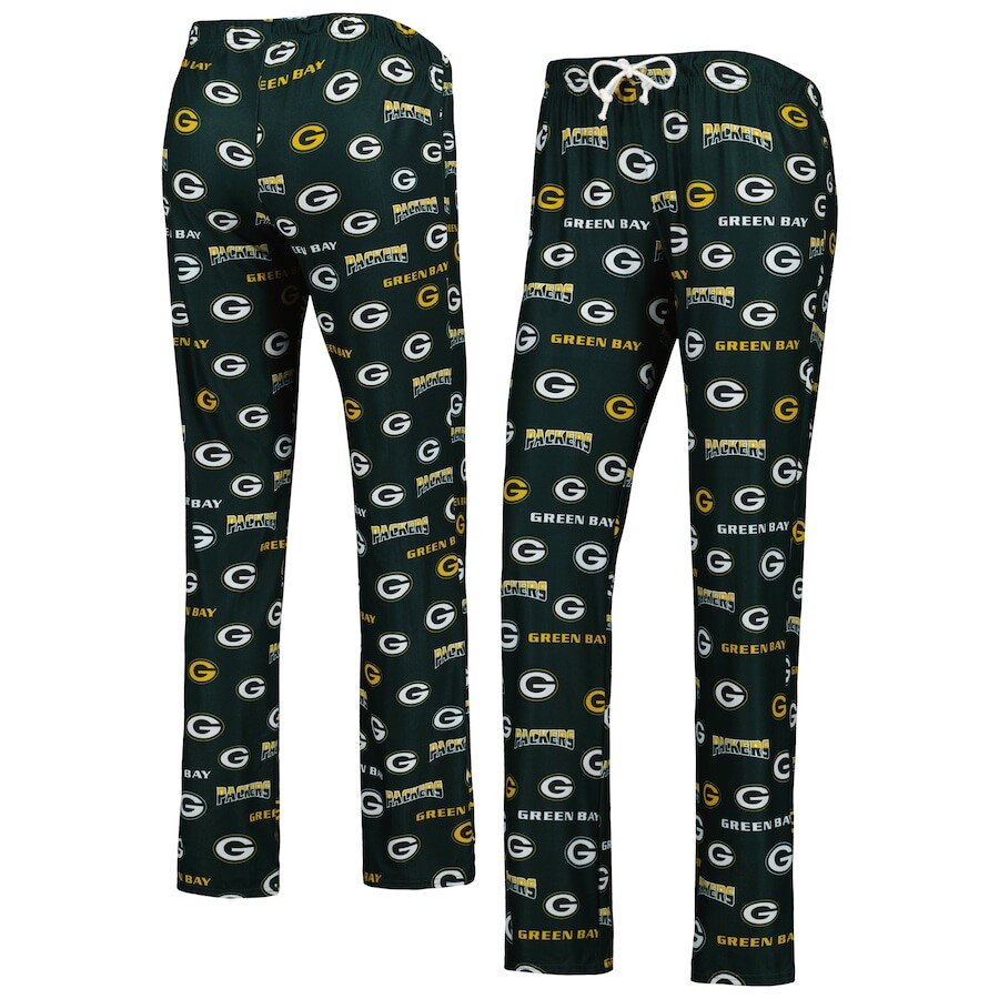 

Пижамный комплект Concepts Sport Green Bay Packers, зеленый