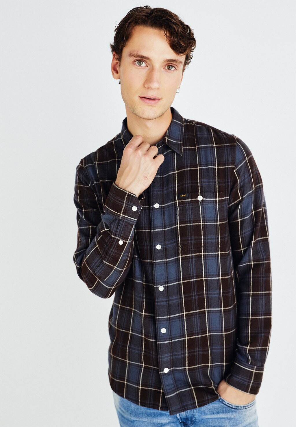 

Рубашка SURE Lee, цвет dusty navy