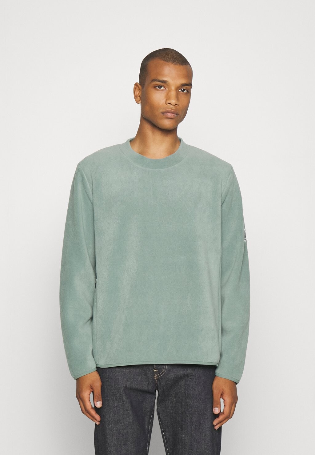 

Флисовый джемпер Rains CREW NECK, цвет haze