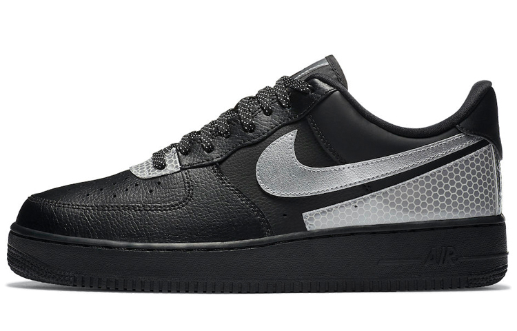 

Кроссовки Nike Air Force 1 Low 3M черные, Черный;серый