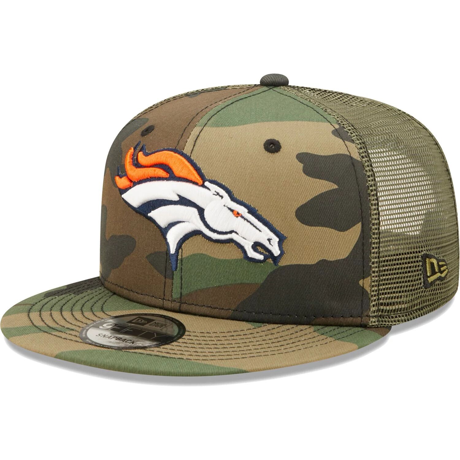 

Мужская кепка New Era камуфляж/оливковый Denver Broncos Trucker 9FIFTY Snapback