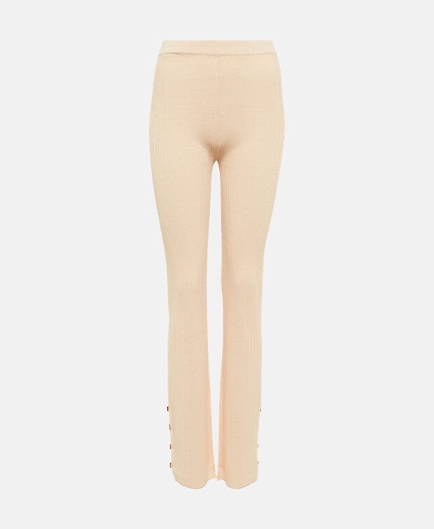 

Льняные брюки Acne Studios, цвет Champagne