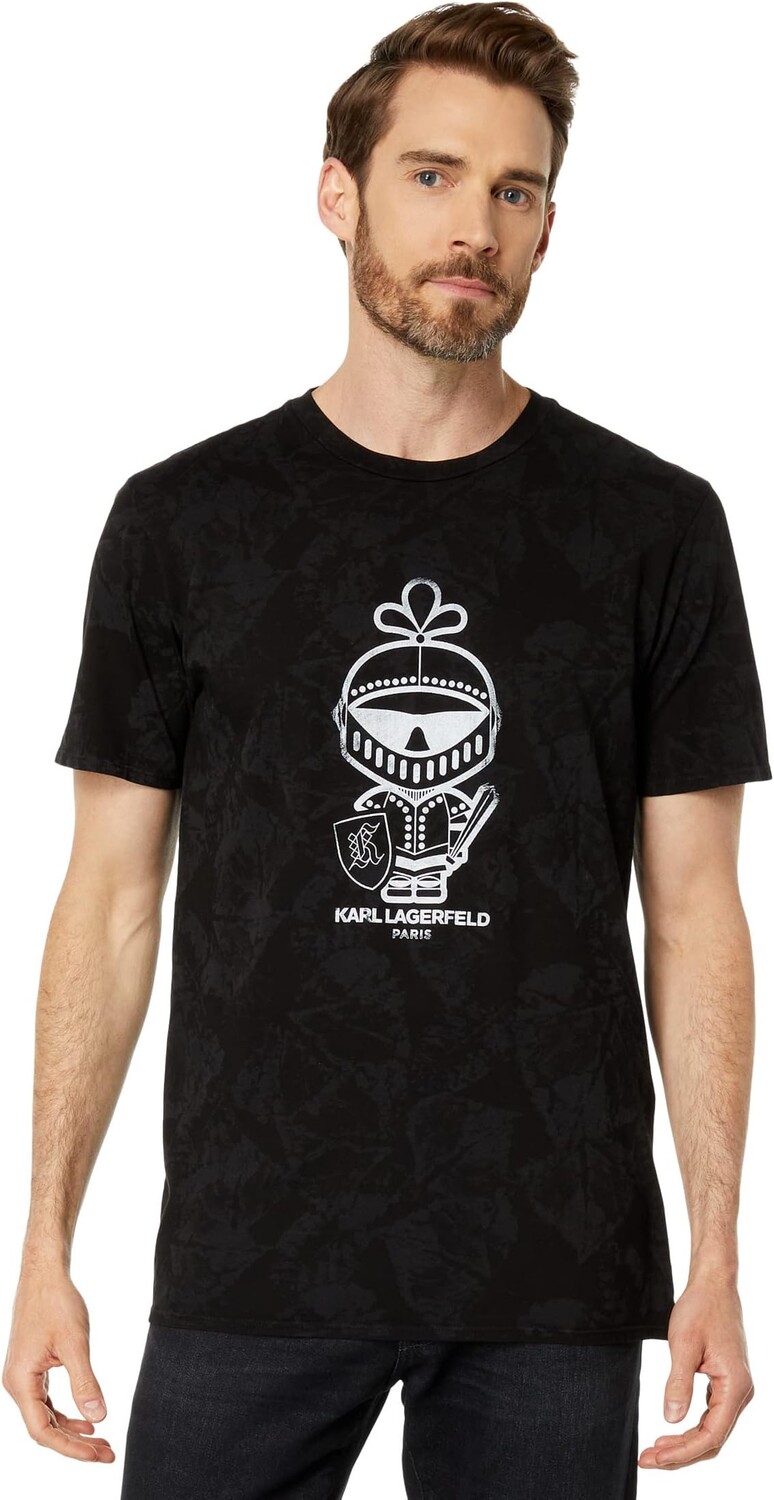 

Футболка Garment Dye Karl Armor Karl Lagerfeld Paris, черный