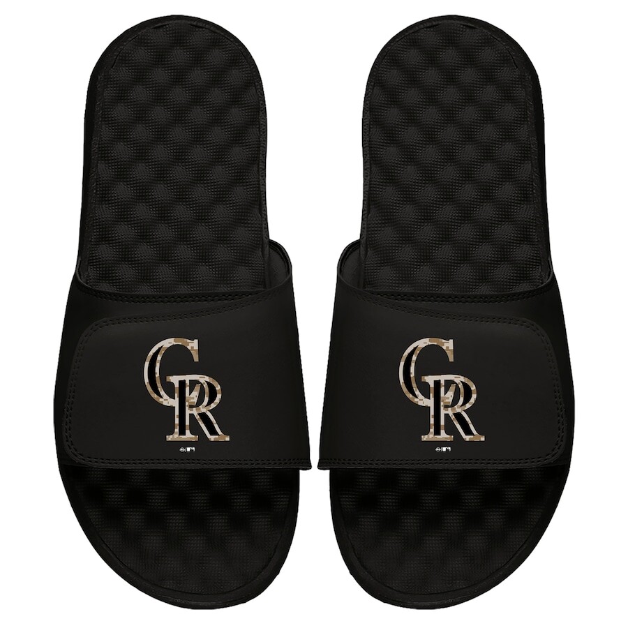

Шлепанцы ISlide Colorado Rockies, черный