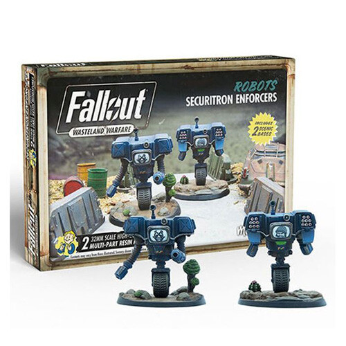 

Фигурки Fallout Wasteland Warfare Robots: Securitron Enforcers Modiphius