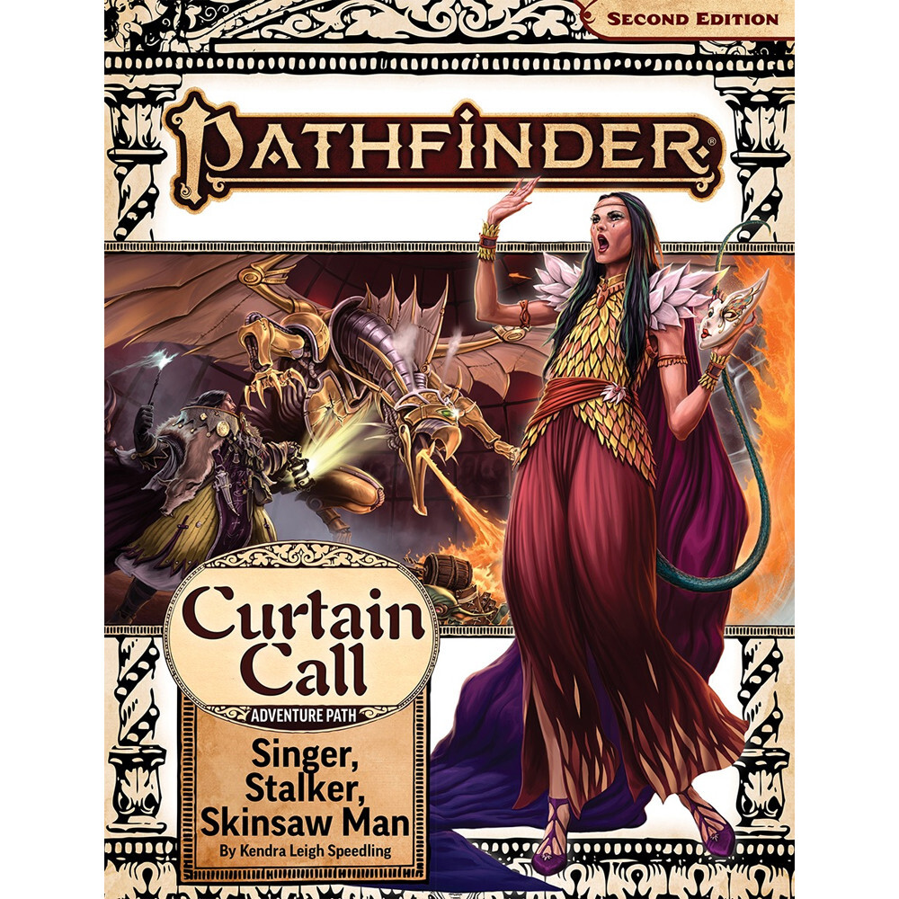 

Ролевая игра Paizo Publishing Pathfinder 2E RPG: Adventure Path - Singer, Stalker, Skinsaw Man (Curtain Call 2 of 3)