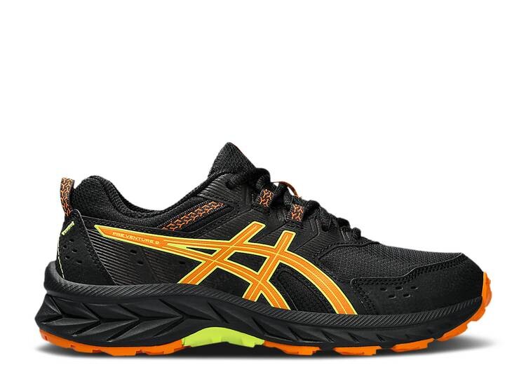 

Кроссовки ASICS GEL VENTURE 9 GS 'BLACK BRIGHT ORANGE', черный