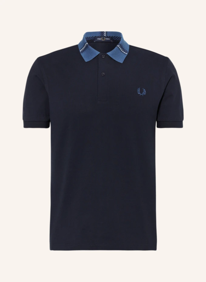 

Рубашка-поло из пике Fred Perry, синий