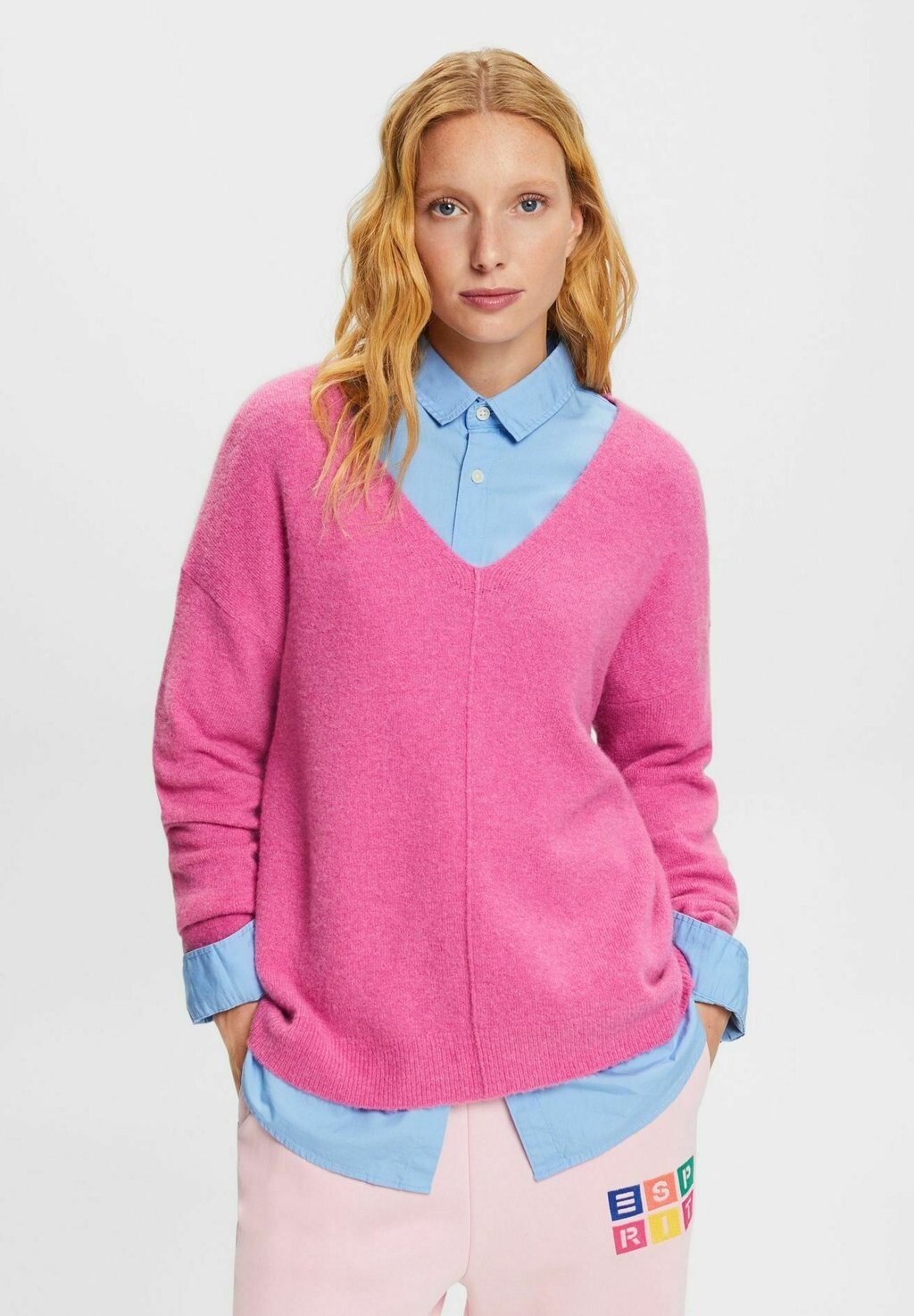 

Свитшот Esprit, цвет pink fuchsia 5