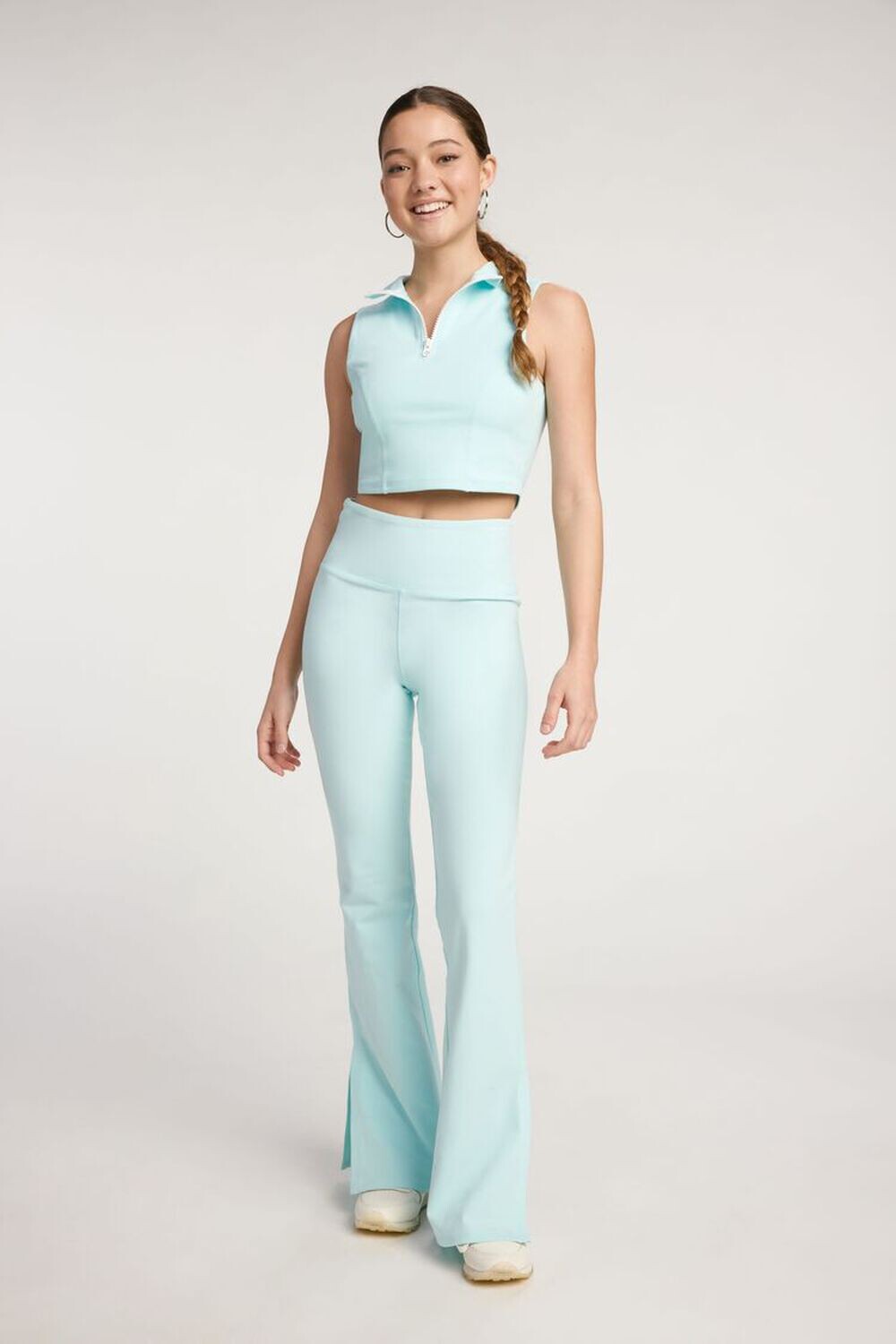 

Активные расклешенные леггинсы Forever 21, синий