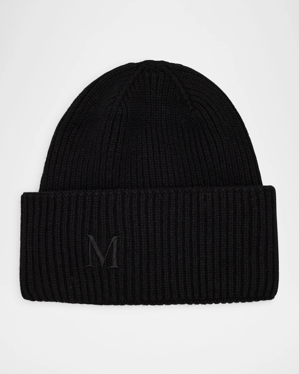 

Кашемировая шапка в рубчик Retina Max Mara, черный