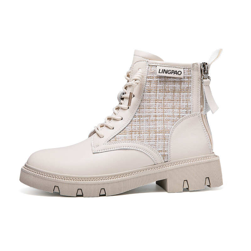 

Ботинки Martin Boot женские Lingpao, кремовый
