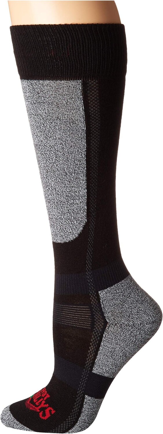 

Носки небольшого объема премиум-класса Hot Chillys, цвет Black/Heather