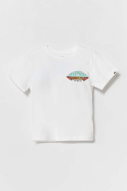 

Quiksilver Детская хлопковая футболка TROPICALFADEBOY, белый