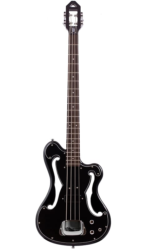 Басс гитара Eastwood EEB-1 MRG Series Mahogany Body Maple Neck 4-String Electric Bass Guitar - Black