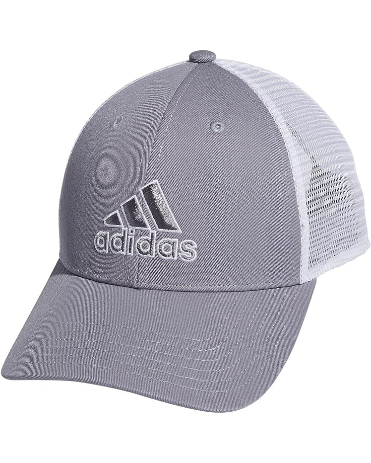 

Кепка adidas Mesh Back Structured Low Crown Snapback Adjustable Fit, цвет Grey/White