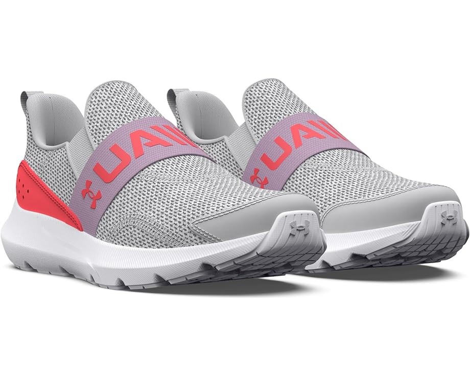 

Кроссовки Under Armour Surge 3 Slip-On, цвет Halo Gray/Fresh Orchid/Venom Red