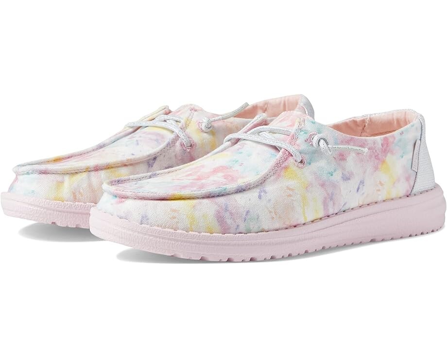 

Кроссовки Hey Dude Wendy, цвет Pink Taffy Dye