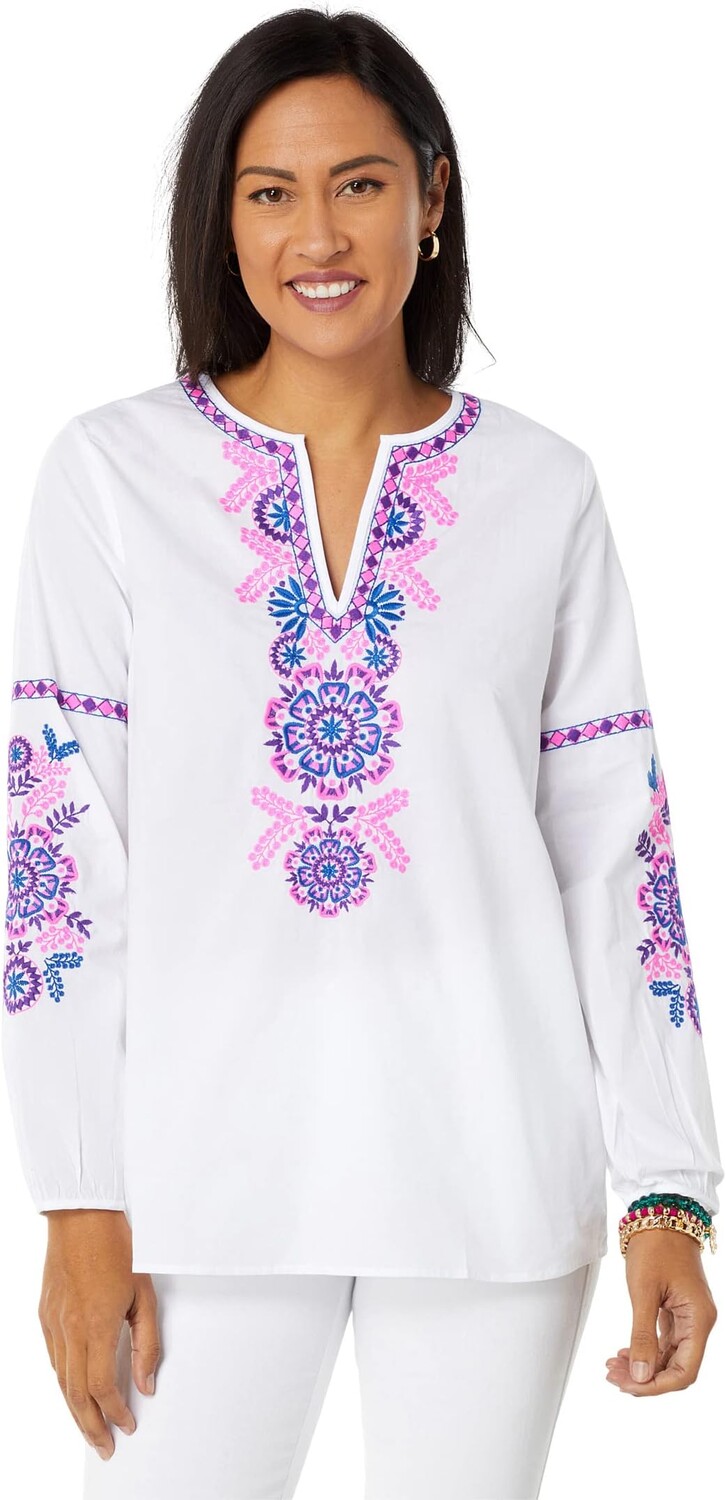 

Коретта Туника Lilly Pulitzer, цвет Resort White