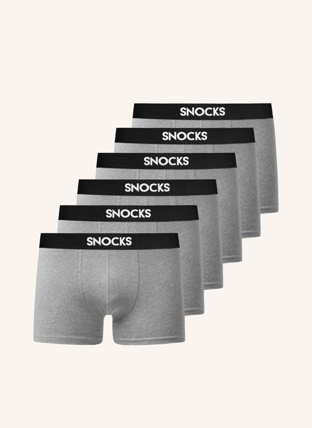 

Набор из 6 боксеров SNOCKS, серый