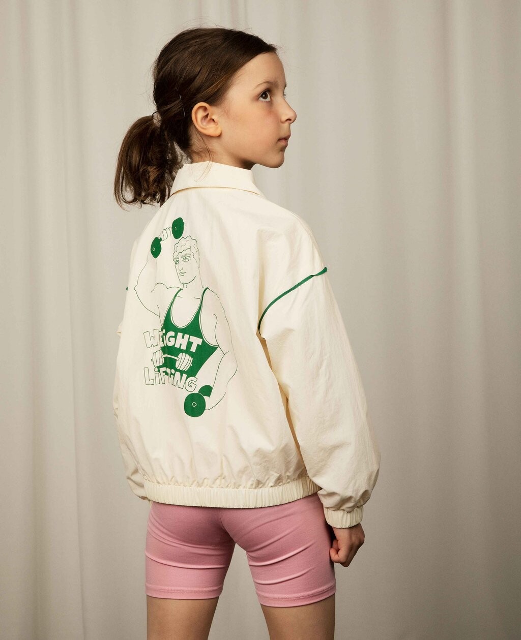 

Легкая куртка WEIGHT LIFTING JACKET UNISEX Mini Rodini, цвет offwhite