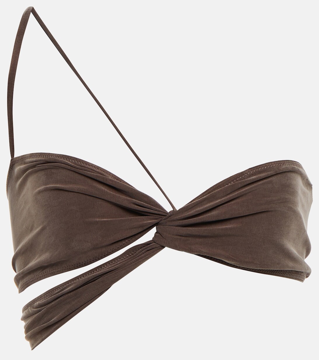 

Топ с бюстгальтером Le Bandeau Espelho JACQUEMUS, коричневый