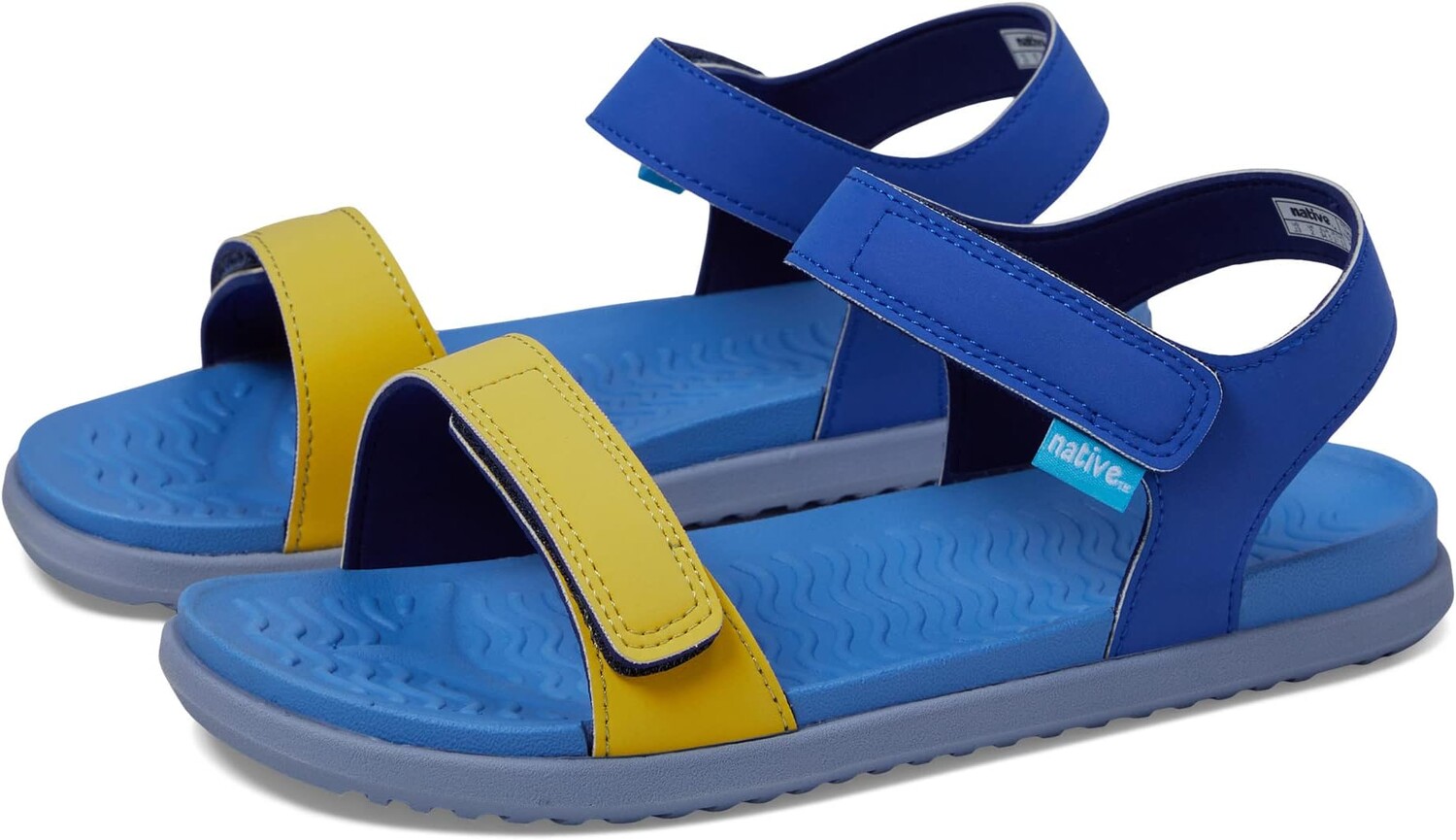 

Сандалии Native Shoes Charley Sugarlite Block, цвет UV Freesia/Resting Blue/Alaska Blue