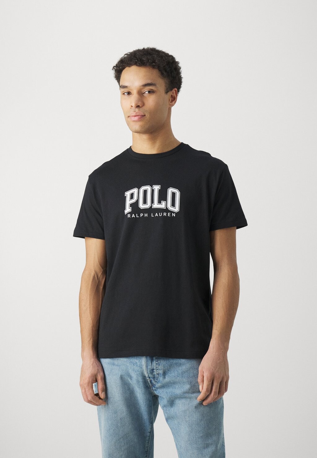 

Футболка с принтом Short Sleeve Polo Ralph Lauren, черный