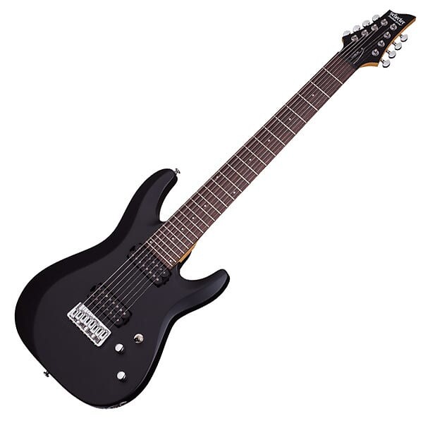 

Электрогитара Schecter C-8 Deluxe, Satin Black, 8-String 440, Mint