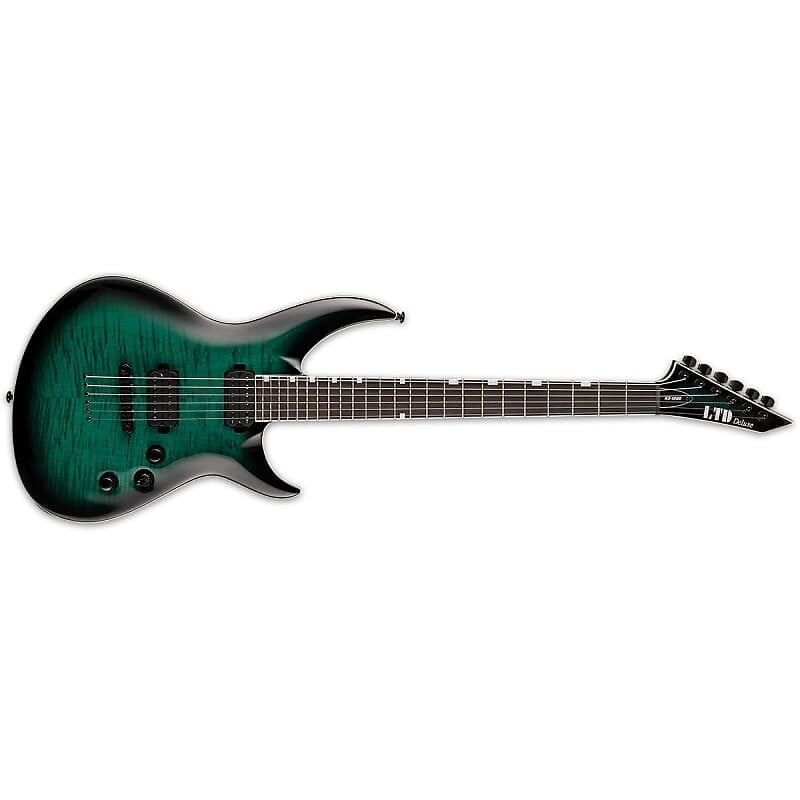 

Электрогитара ESP LTD H3-1000 BLACK TURQUOISE BURST H-3 1000 fm blk turq BRAND NEW!