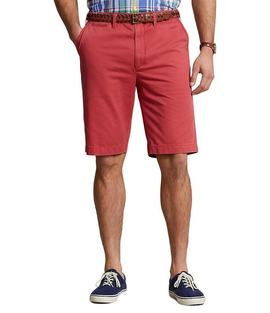 

Polo Ralph Lauren Big & Tall Classic Fit 10 1/4 и 11 1/4Шорты чинос с внутренними швами, красный