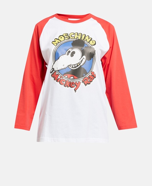 

Топ с длинными рукавами Moschino, белый